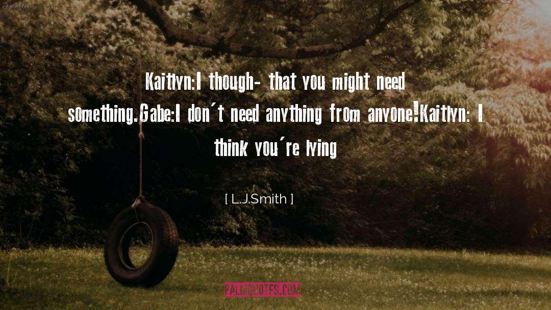 Kaitlyn quotes by L.J.Smith