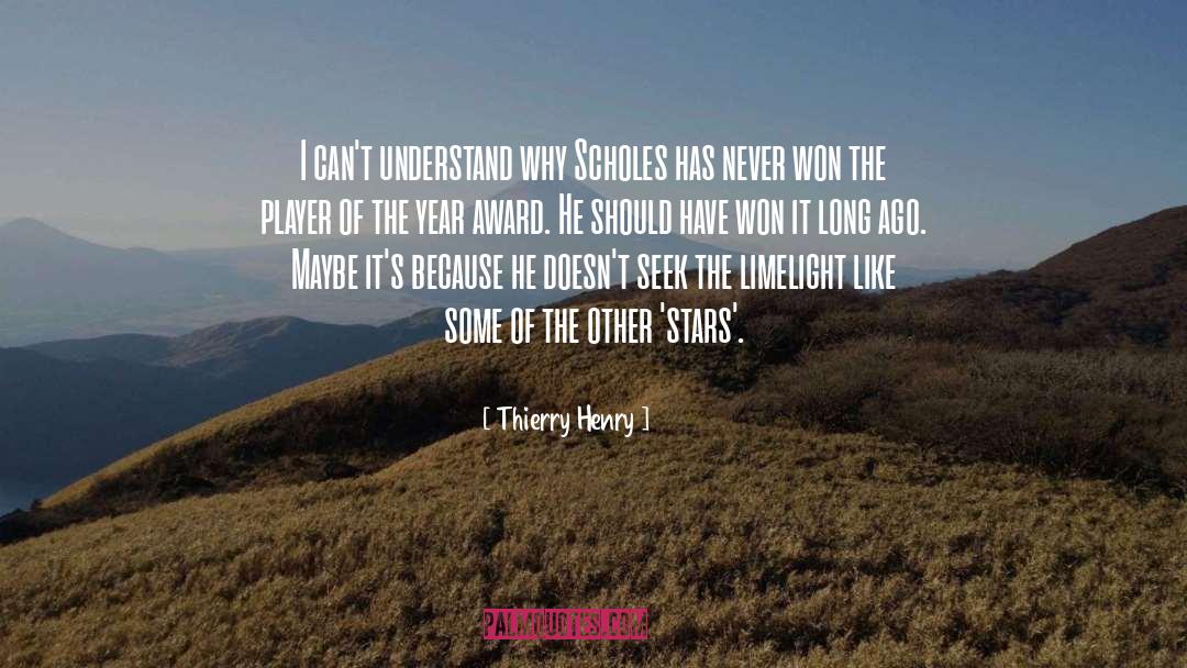 Kalberer Award quotes by Thierry Henry
