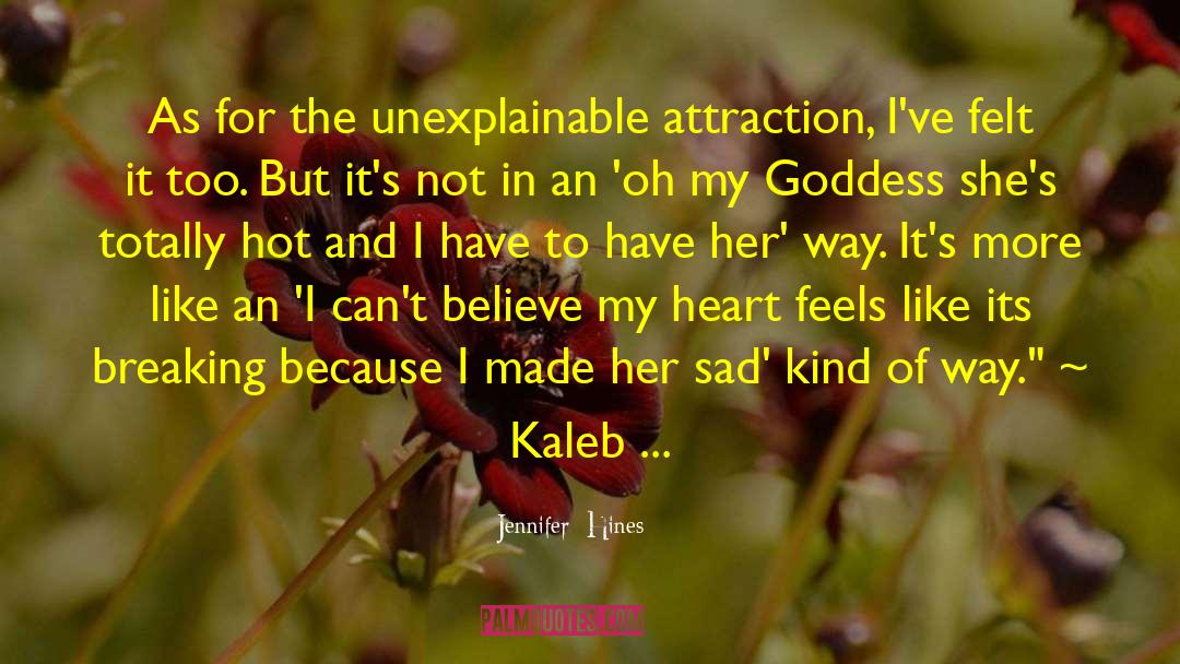 Kaleb Krychek quotes by Jennifer  Hines