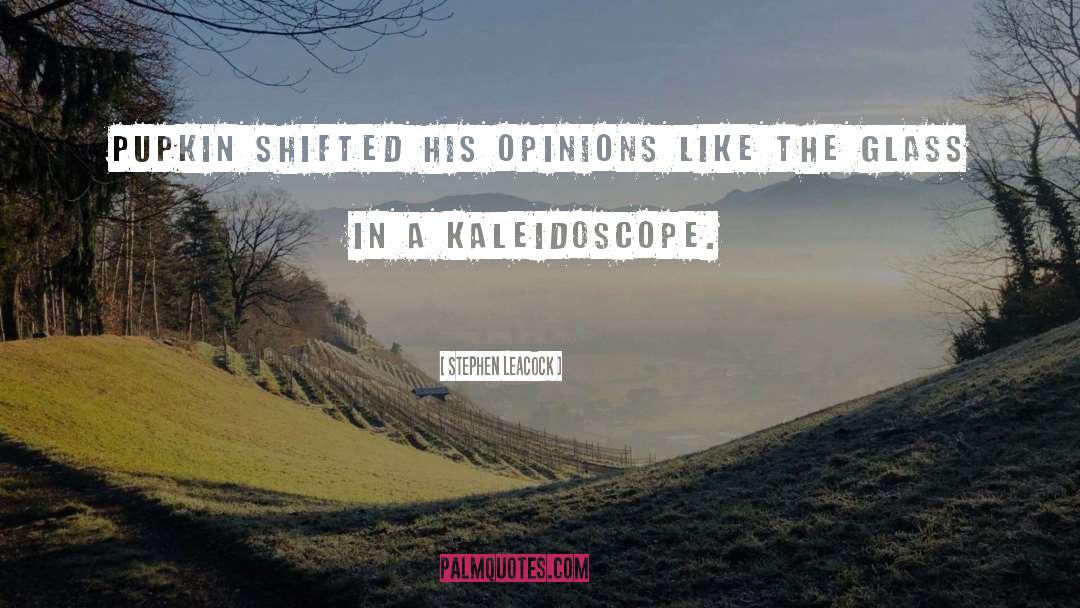 Kaleidoscope quotes by Stephen Leacock