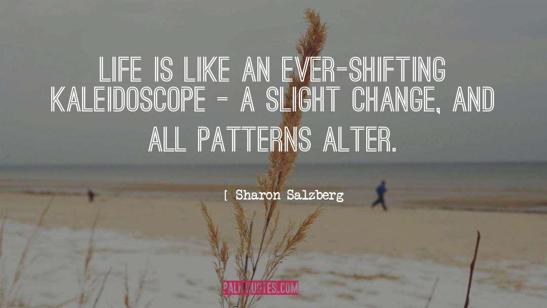 Kaleidoscope quotes by Sharon Salzberg
