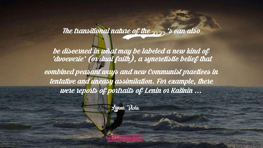 Kalinin quotes by Lynne Viola