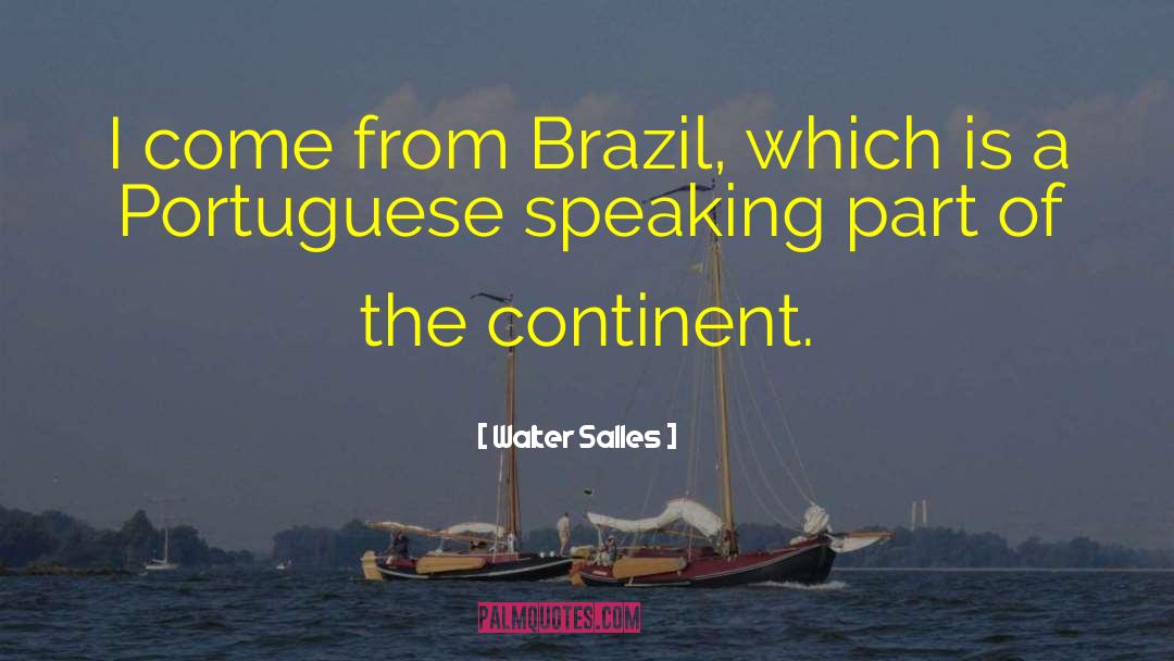 Kaltenbach Brazil quotes by Walter Salles