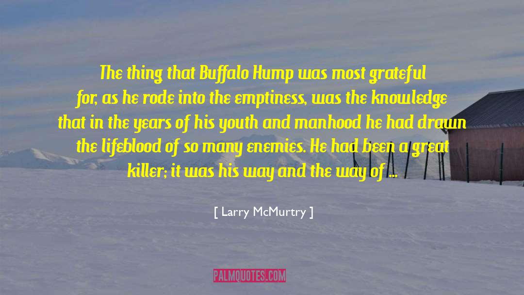 Kambala Buffalo quotes by Larry McMurtry