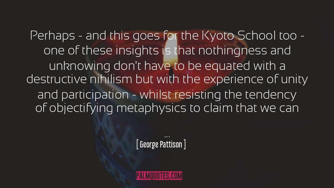 Kameoka Kyoto quotes by George Pattison