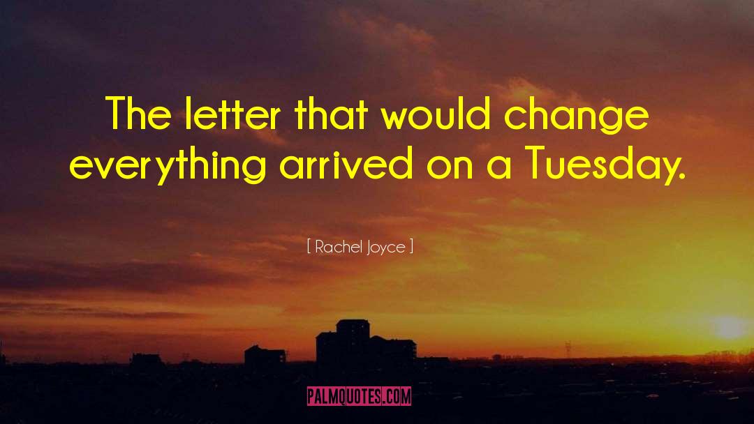 Kammen Letter quotes by Rachel Joyce
