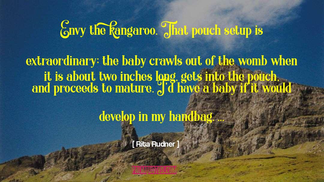 Kangaroos quotes by Rita Rudner