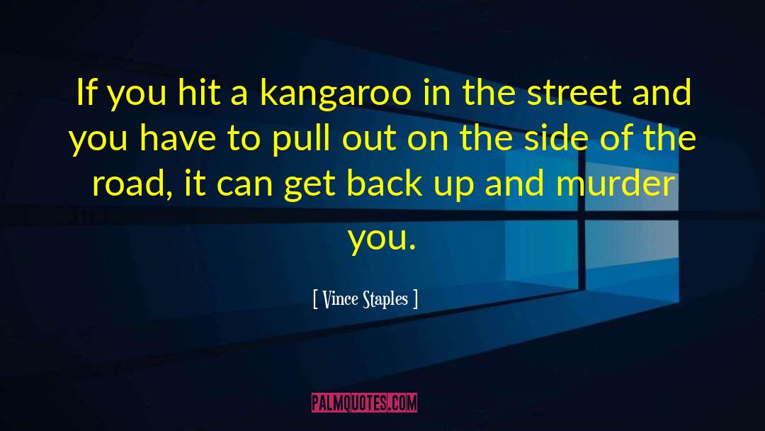 Kangaroos quotes by Vince Staples