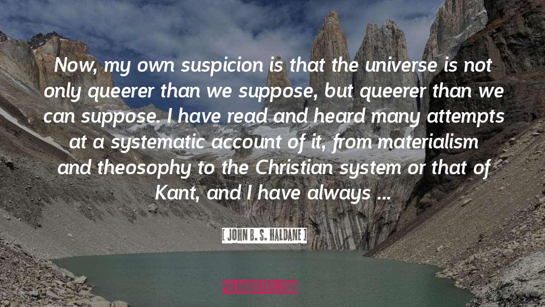 Kant quotes by John B. S. Haldane