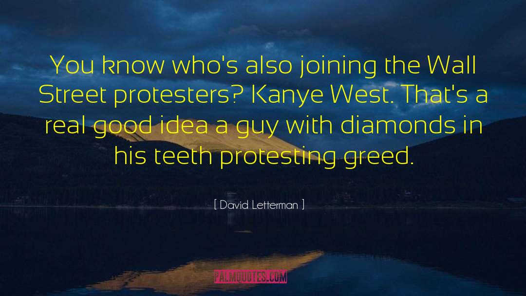 Kanye West quotes by David Letterman