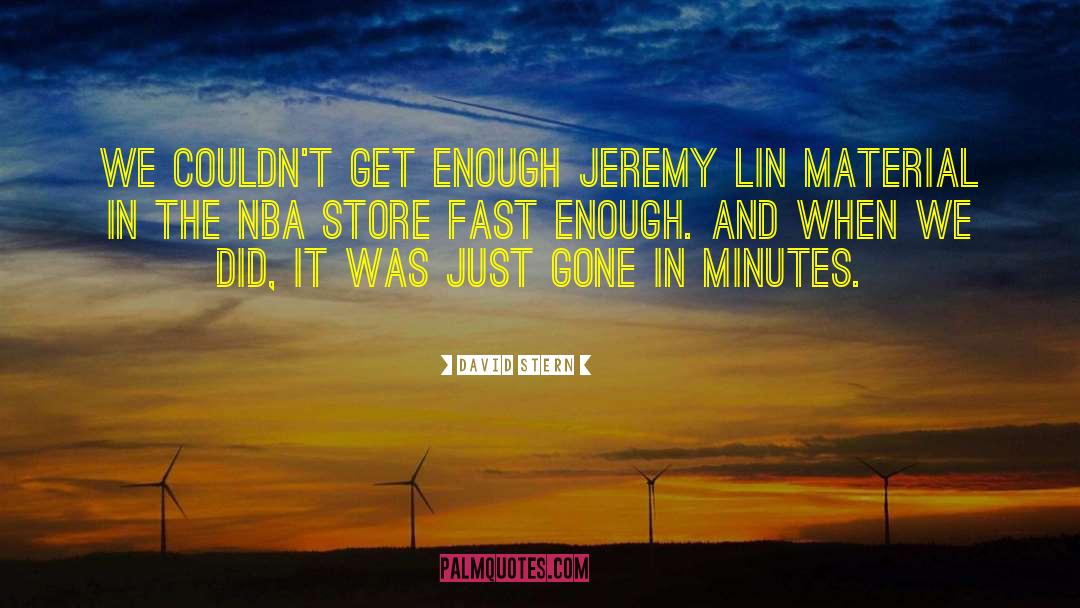 Kara Lin quotes by David Stern