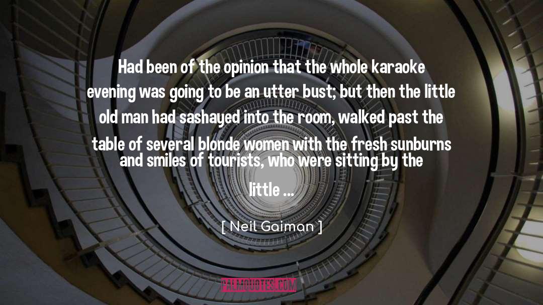 Karaoke quotes by Neil Gaiman
