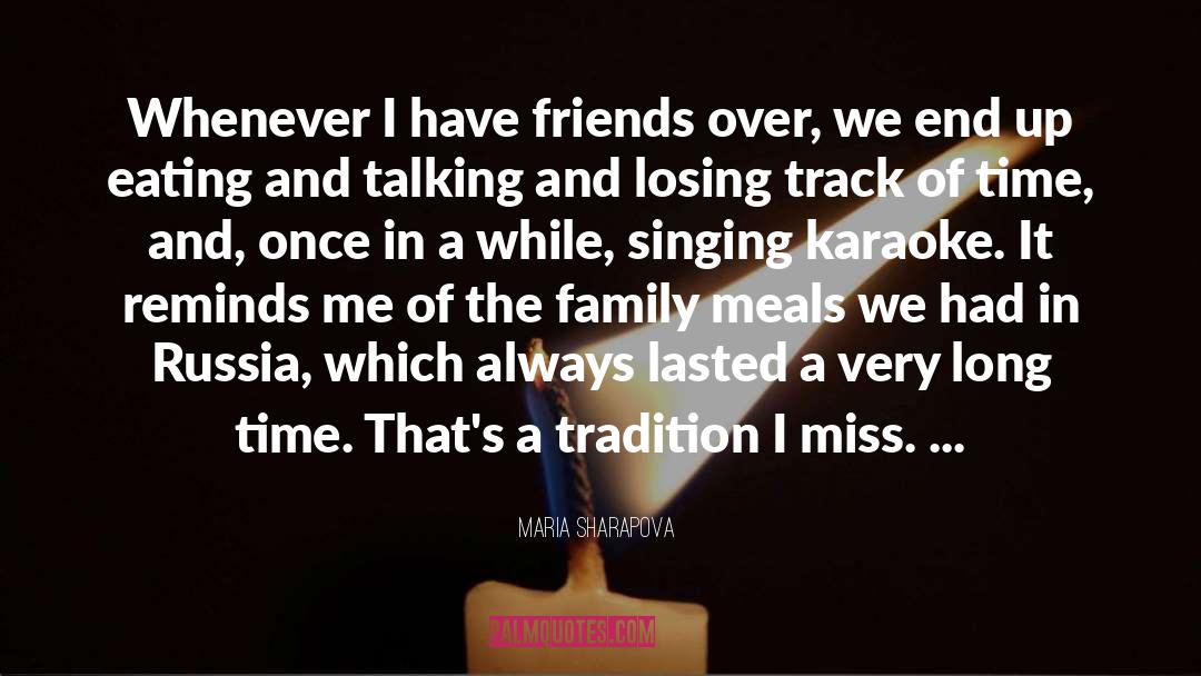 Karaoke quotes by Maria Sharapova