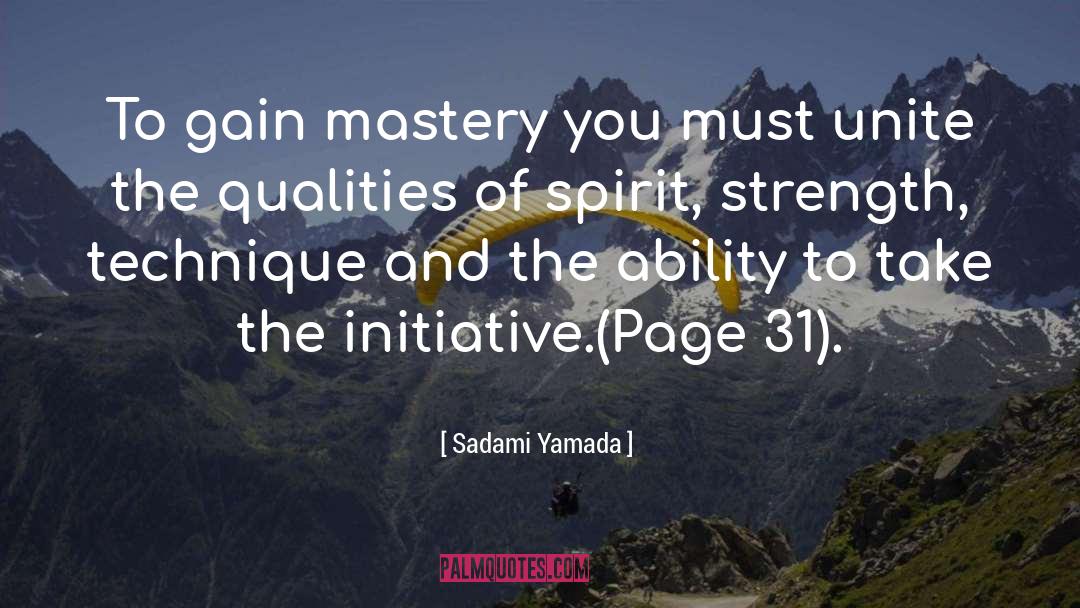 Karate quotes by Sadami Yamada