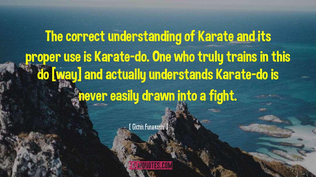 Karate quotes by Gichin Funakoshi