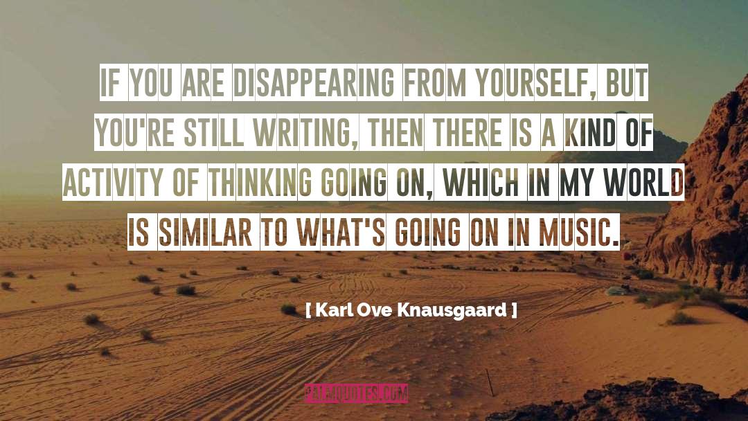 Karl Ove Knausgaard quotes by Karl Ove Knausgaard