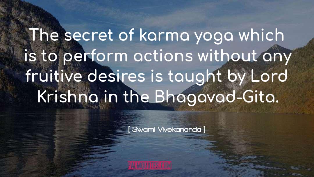 Karma Bonadage quotes by Swami Vivekananda