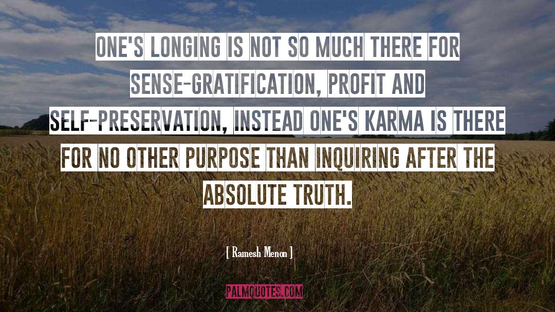 Karma Bonadage quotes by Ramesh Menon