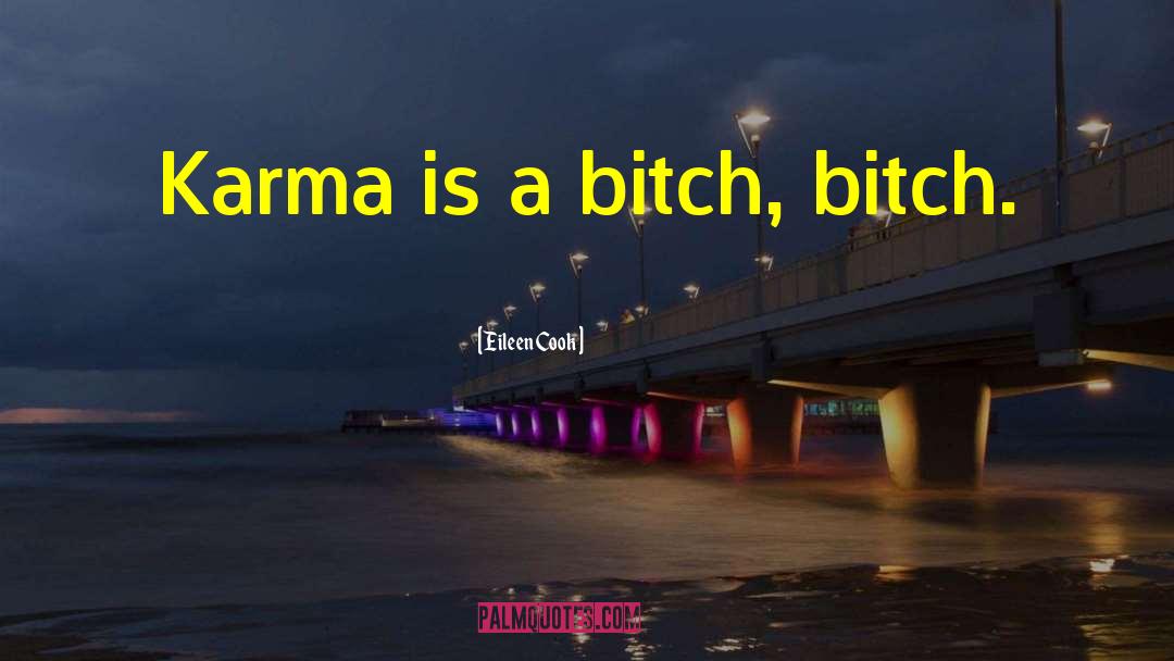 Karma Is A Bitch quotes by Eileen Cook