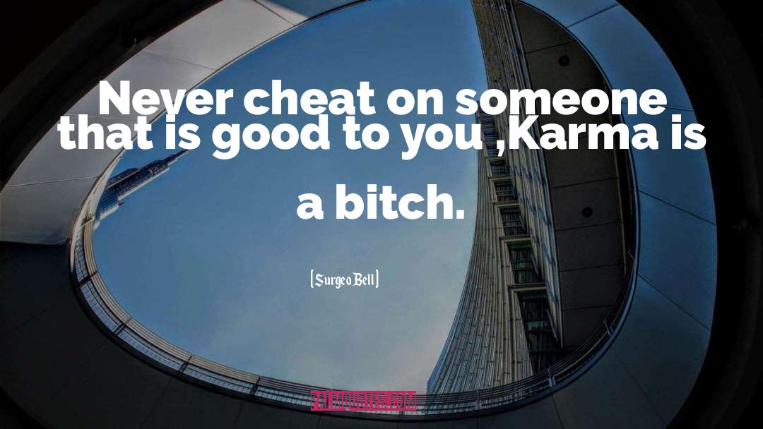 Karma Is A Bitch quotes by Surgeo Bell