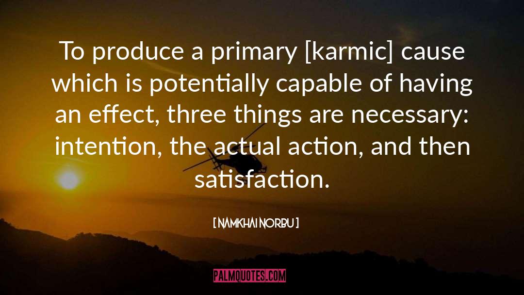 Karma quotes by Namkhai Norbu