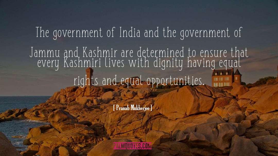 Kashmir Beautiful quotes by Pranab Mukherjee