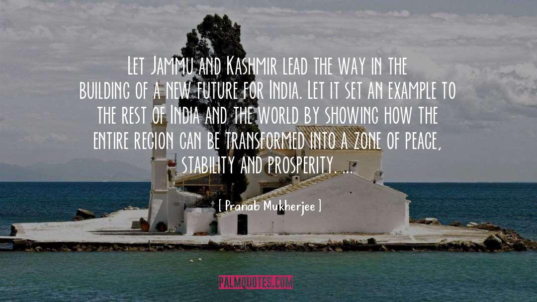 Kashmir quotes by Pranab Mukherjee