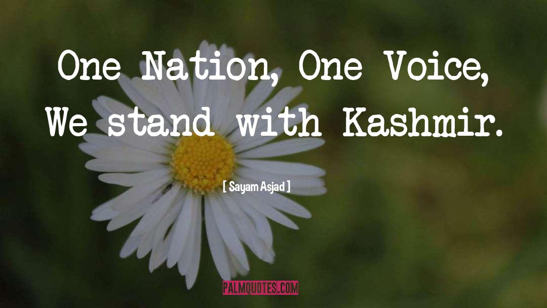 Kashmir Unrest 2016 quotes by Sayam Asjad