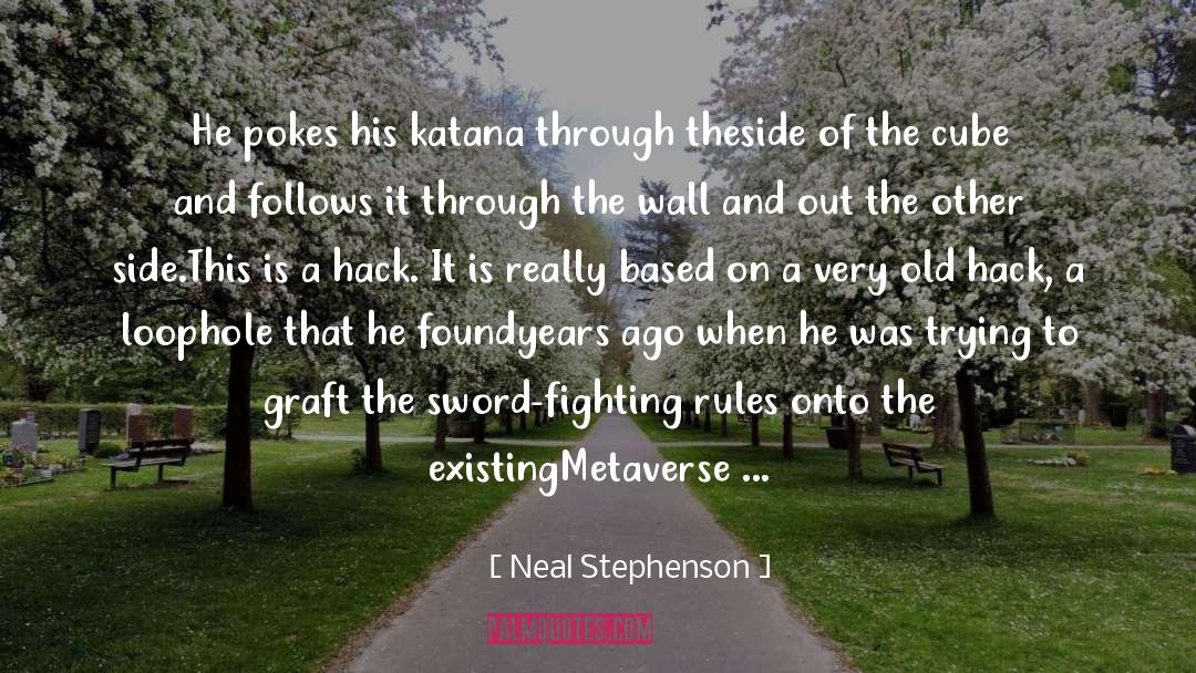 Katana quotes by Neal Stephenson