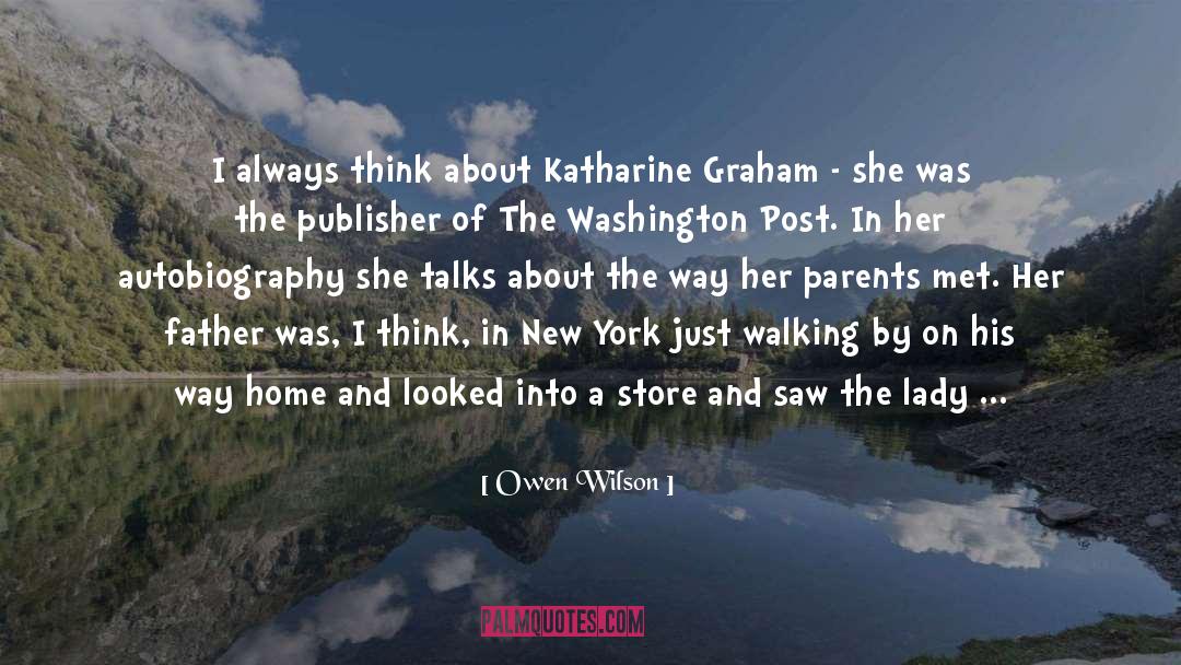 Katharine quotes by Owen Wilson