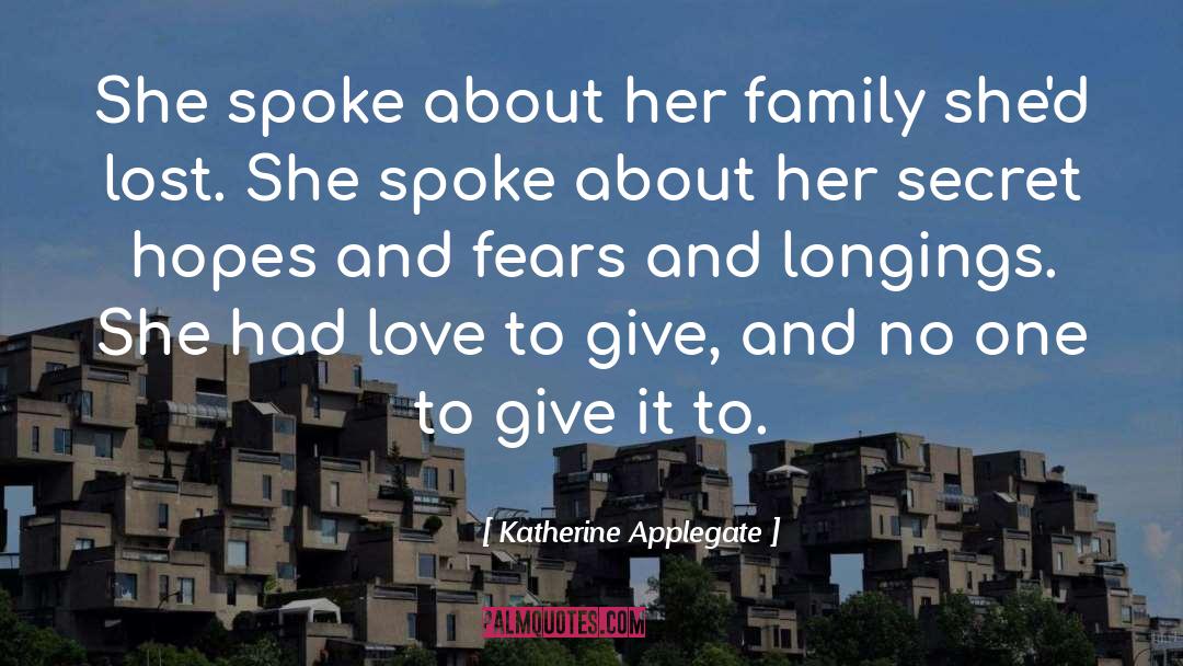 Katherine quotes by Katherine Applegate