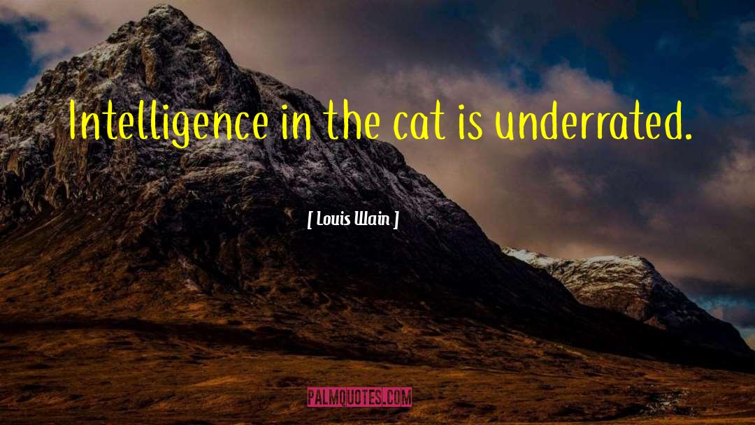 Katie Cat quotes by Louis Wain