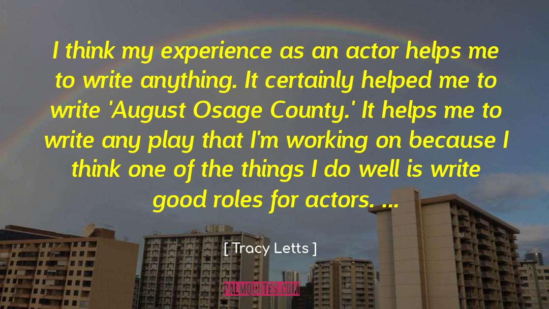 Katrakis Actor quotes by Tracy Letts
