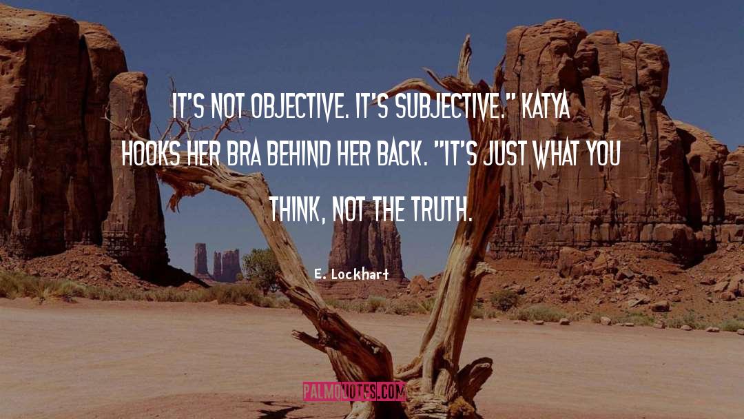 Katya quotes by E. Lockhart