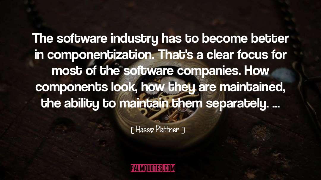 Kaydara Software quotes by Hasso Plattner