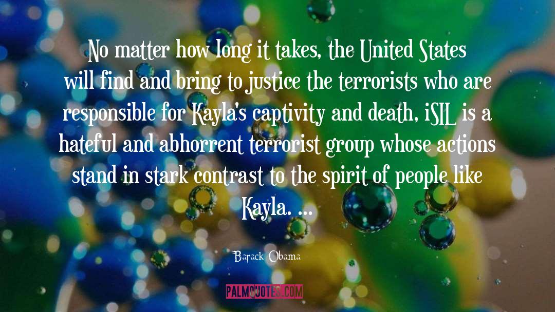 Kayla quotes by Barack Obama