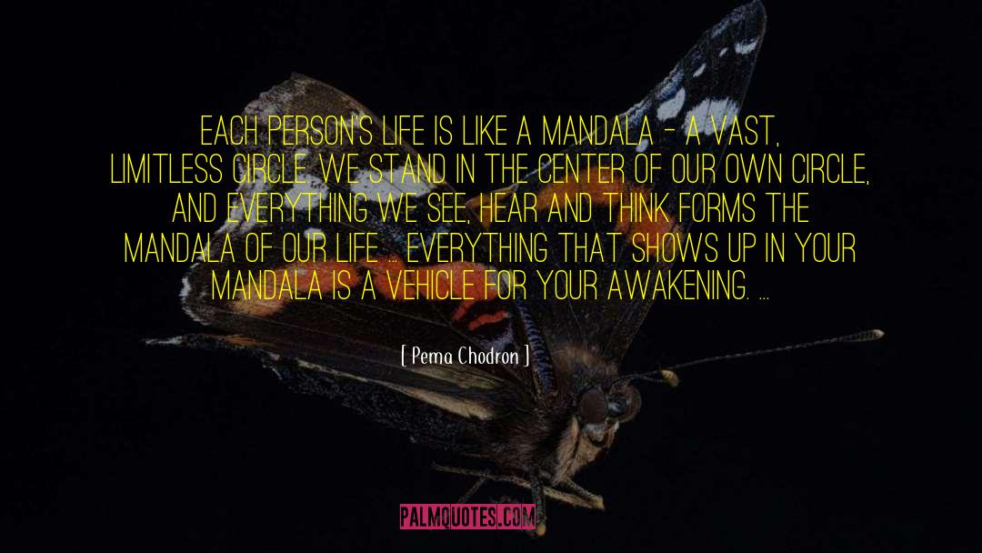 Kecemasan Mandala quotes by Pema Chodron