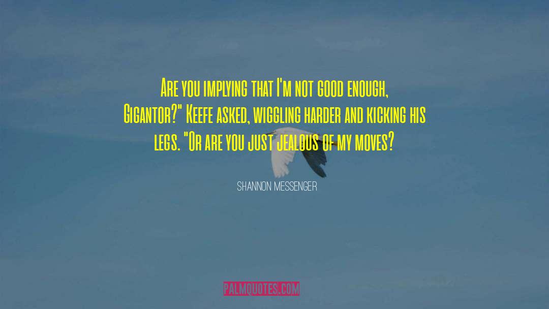 Keefe quotes by Shannon Messenger