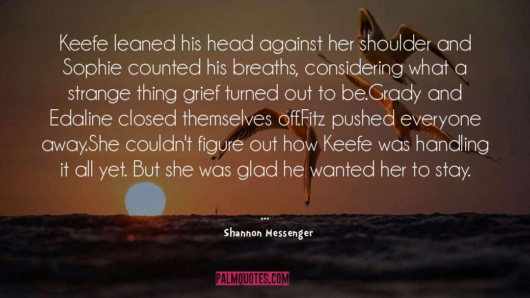 Keefe Sencen quotes by Shannon Messenger