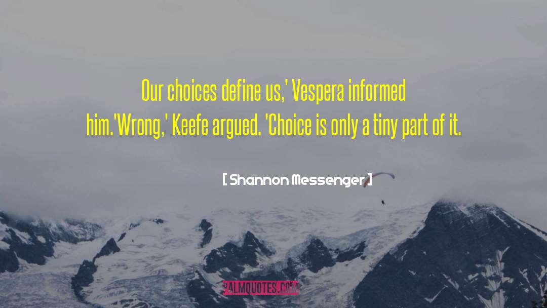 Keefe Sencen quotes by Shannon Messenger