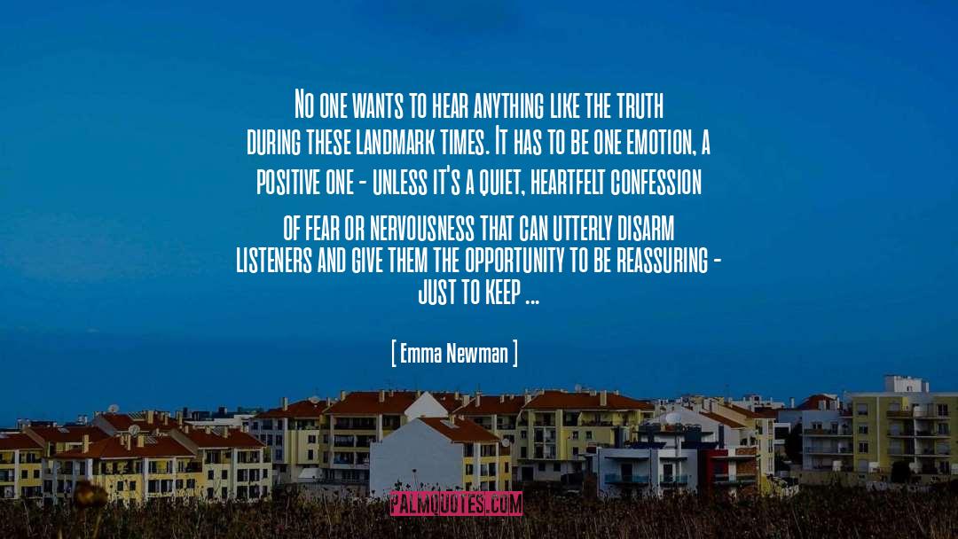 Keep A Positive Attitude quotes by Emma Newman