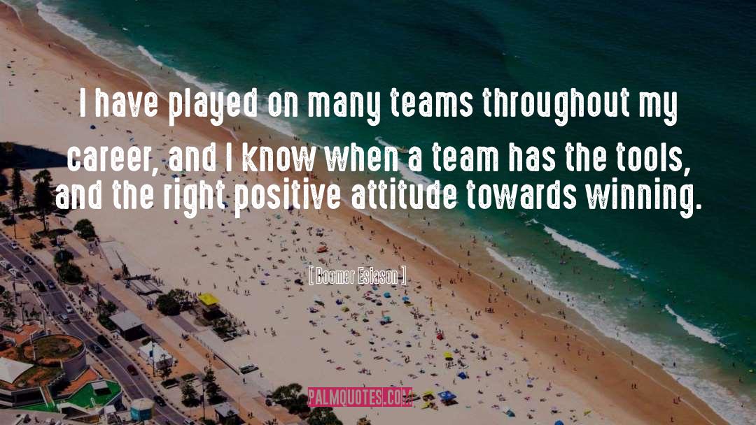 Keep A Positive Attitude quotes by Boomer Esiason