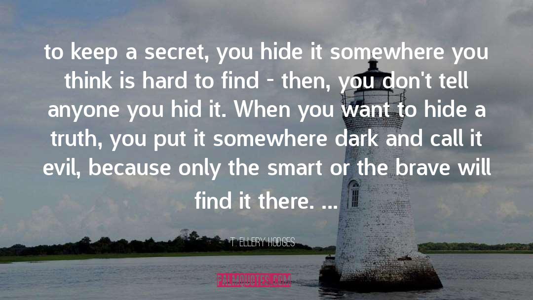 Keep A Secret quotes by T. Ellery Hodges