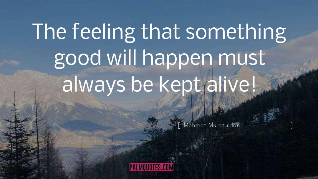Keep Alive quotes by Mehmet Murat Ildan
