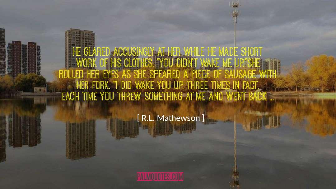 Keep At It quotes by R.L. Mathewson