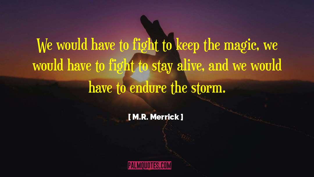 Keep Believing quotes by M.R. Merrick