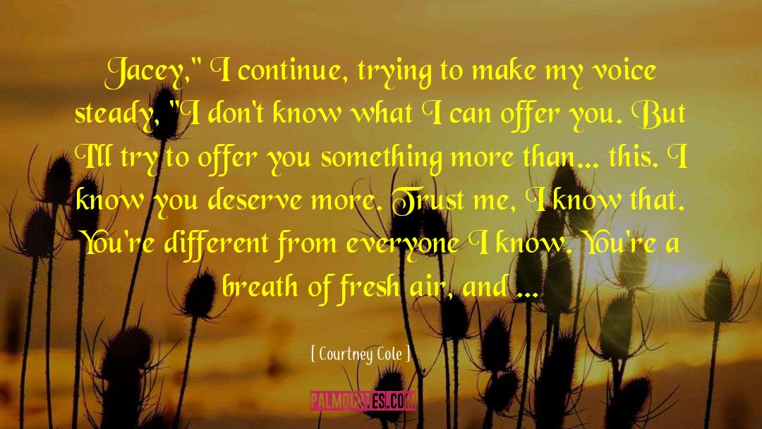 Keep Breathing quotes by Courtney Cole