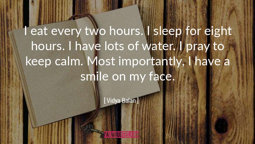 Keep Calm quotes by Vidya Balan