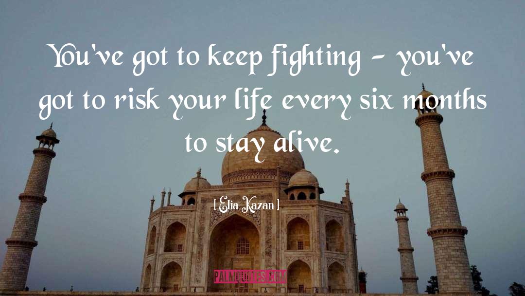 Keep Fighting quotes by Elia Kazan