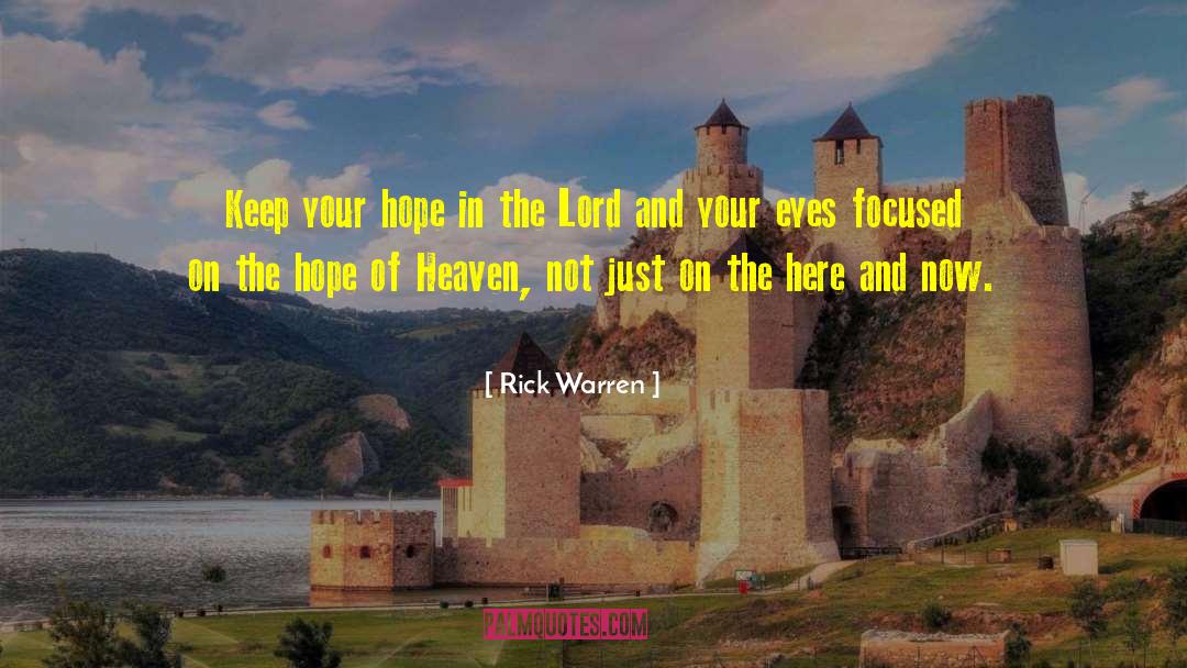Keep Hope Alive quotes by Rick Warren
